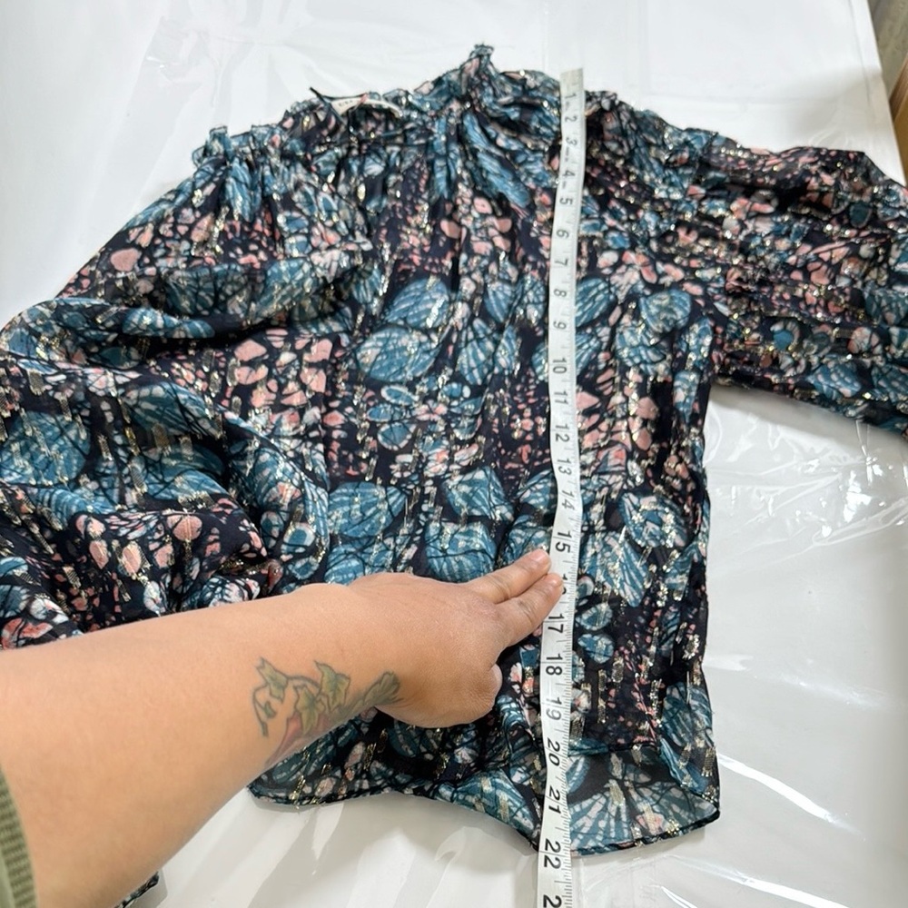 Ulla Johnson Roma Blouse Size 0 Silk - Picture 10 of 12